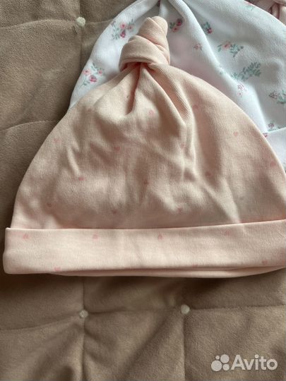 Шапочки для новорожденной девочки Next