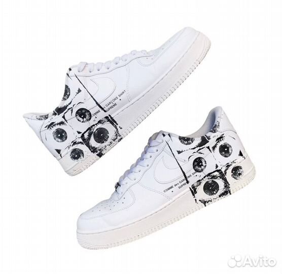 Кроссовки Nike air force 1 cdg supreme