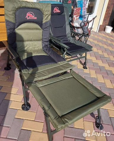 Карповое кресло с подставкой новое