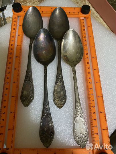 Мельхиор. Столовый. Ложки, вилки, ножи