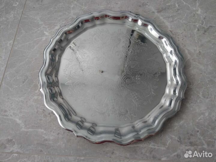 Поднос круглый Кольчугино