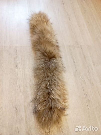 Меховой воротник енот