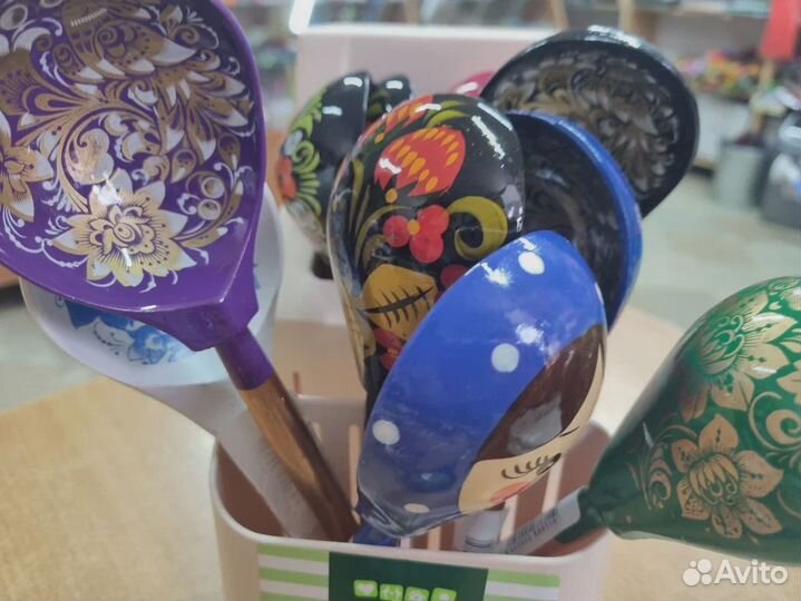 Деревянные ложки хохлома