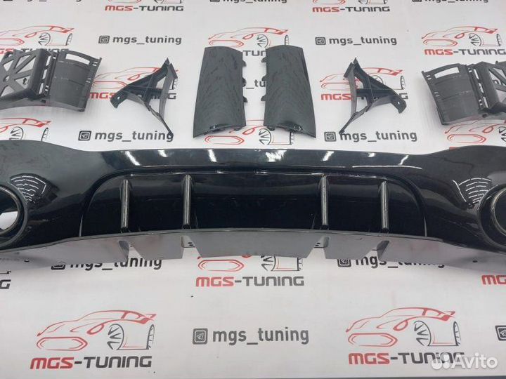 Обвес на Mercedes A-Class w177 стиль A45 AMG Black