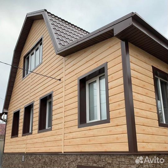 Сайдинг металлический Бревно брус любой размер