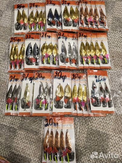 Блесна колебалки спинекс, спиннинг каида