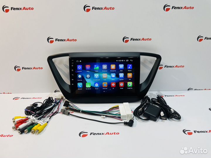 Магнитола Hyundai Solaris 2 Android (2-32 Гб)