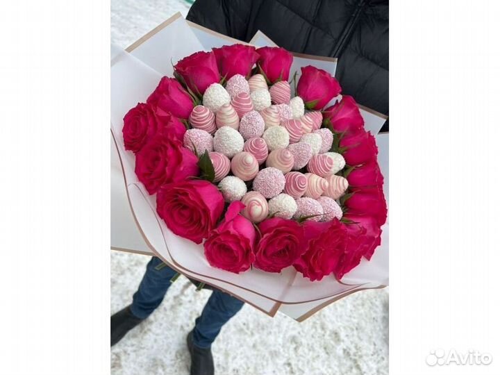 Клубника в шоколаде. Набор к дню Матери KLL-4100