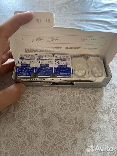 Линзы контактные acuvue oasys 1 day