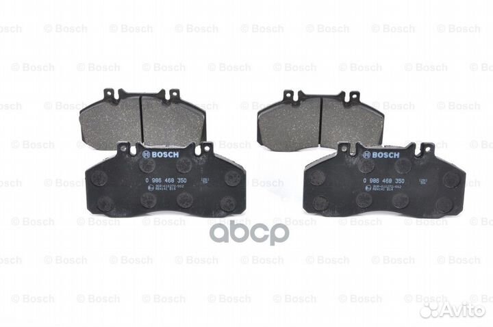 Колодки тормозные дисковые перед 0986468350
