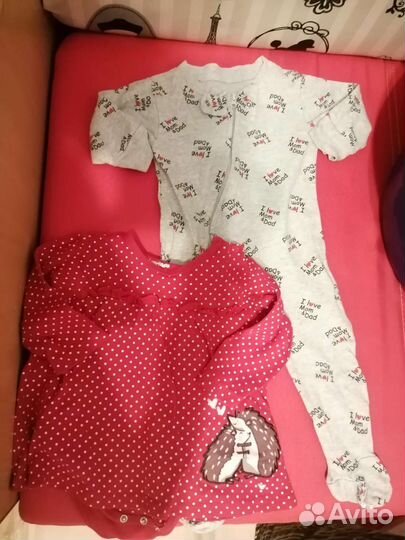 Одежда для девочки 6-12 мес