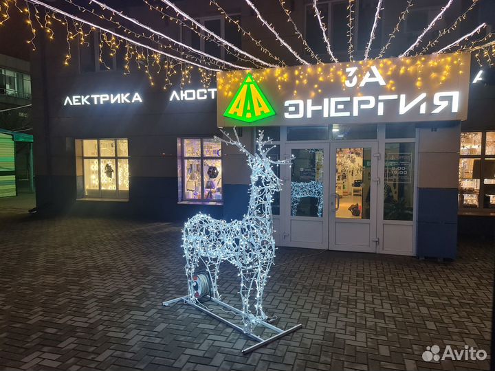 Световая фигура Олень LED 3D