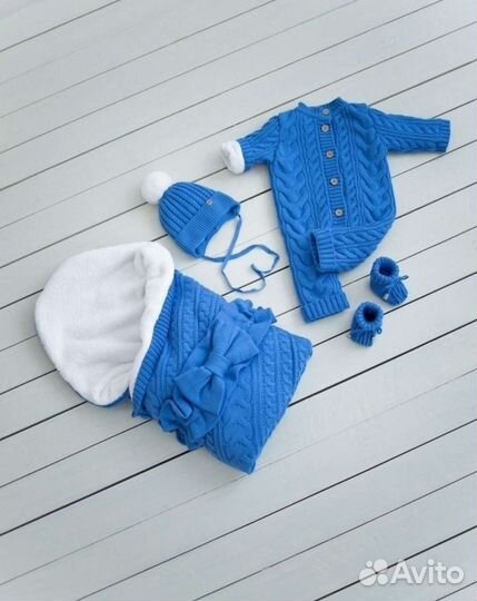 Новый Конверт на выписку для мальчика