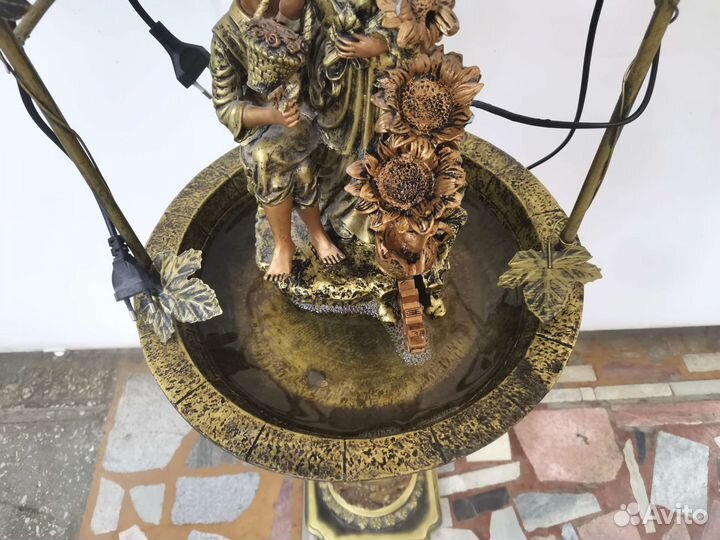 Светильник Фонтан Декоративный Пластик Железо