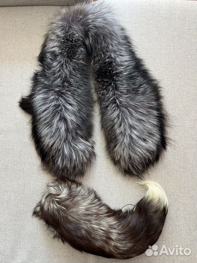 Воротники, мех чернобурки, каракуль, норка, мутон