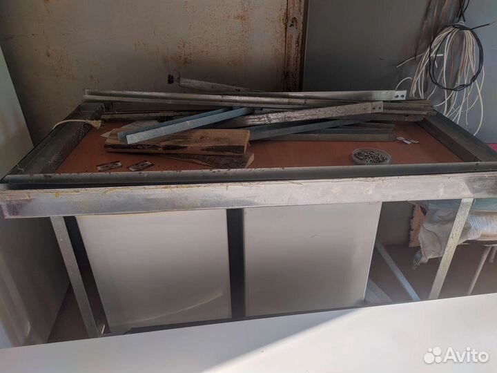 Стол мойка из нержавейки