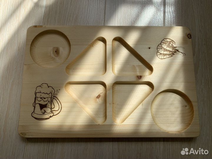 Подставка под кружки - разделочная доска
