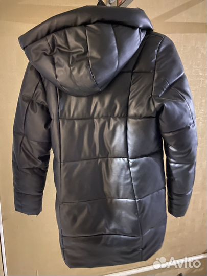 Куртка зимняя женская из экокожи