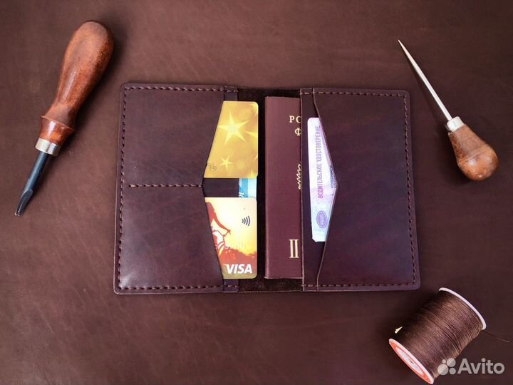 Докхолдер из натуральной кожи