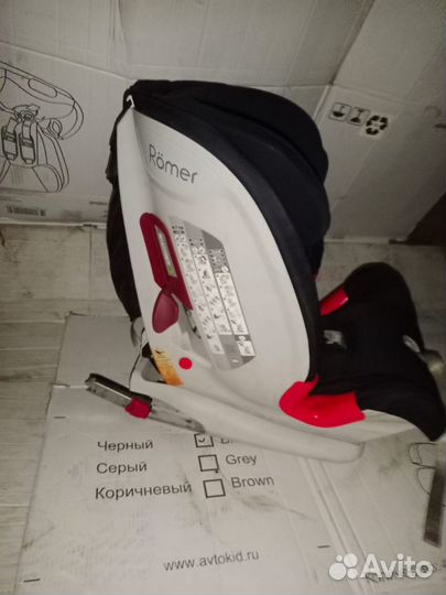 Автокресло Romer isofix от 9 до 36 кг