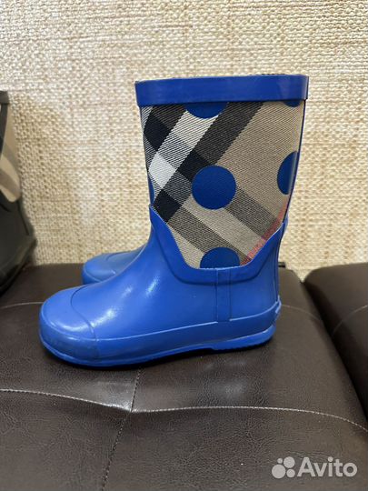 Burberry резиновые сапоги