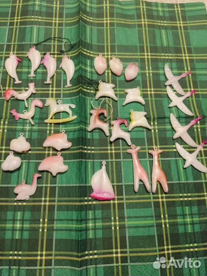 Игрушки для ёлки Малютки пластик