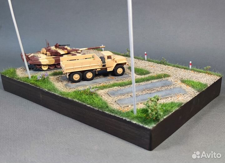 Готовая подставка и диорама Hobby Expert AM7341