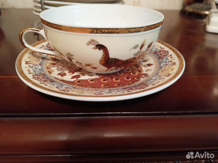 Чайный сервиз с павлинами