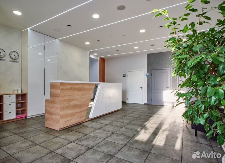 Стойка рессепшн из искусственного камня