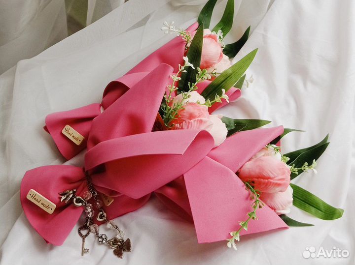 Букет цветов из Мыла ручной работы