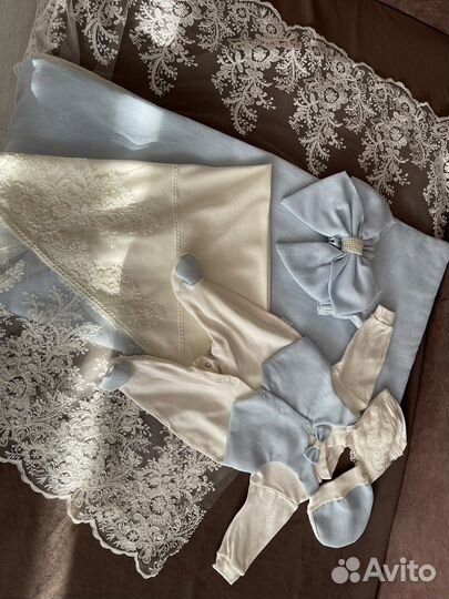 Конверт одеяло на выписку для мальчика