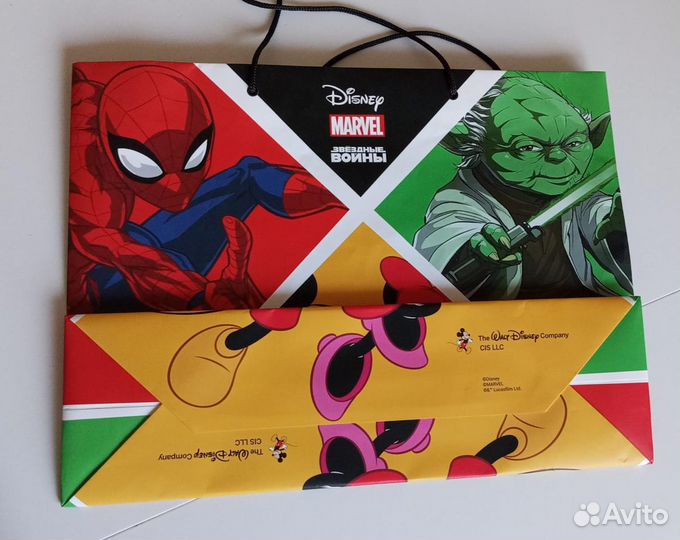 Пакет подарочный Disney Marvel