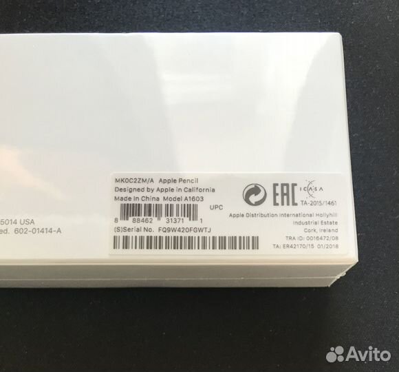 Apple Pencil 1 оригинал