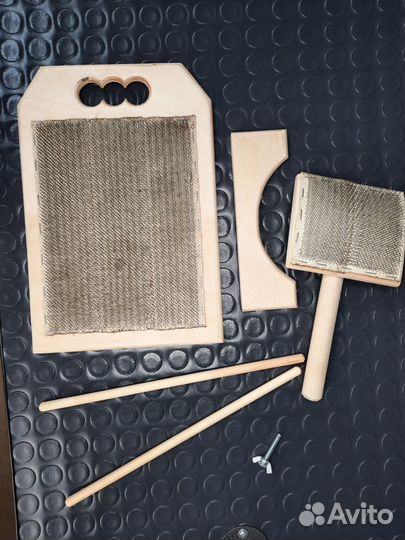 Доска для чесания шерсти (кардер)