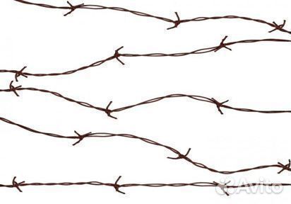 Колючая проволока коричневая карнавальная