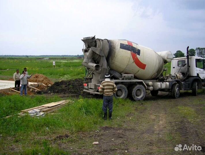 Бетон (М100) - (М600) с производства