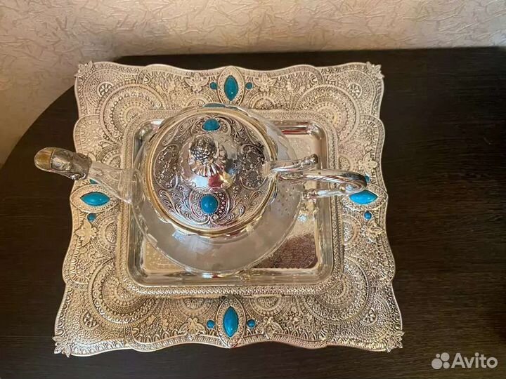 Посуда из мельхиора разная