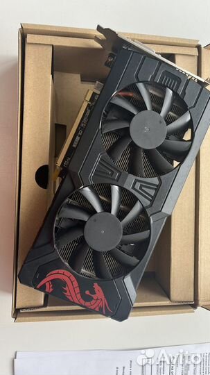 Видеокарта Powercolor Red Dragon rx570 8GB