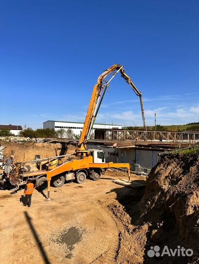 Услуги автобетононасоса