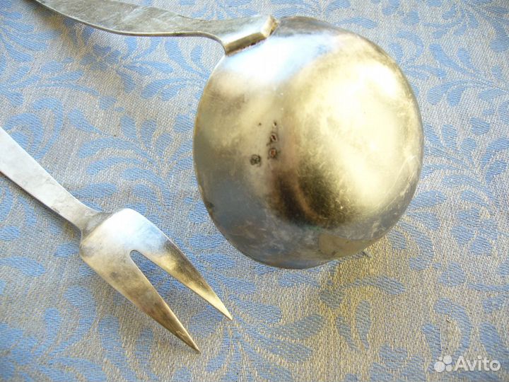 Половник. Мельхиор. Винтаж. Прибалтика