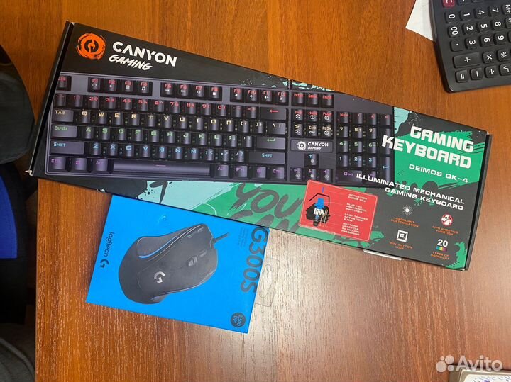 Игровая клавиатура и игровая мышь