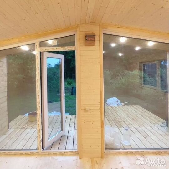 Дом Барнхаус 7х4,8 с террасой DM-8575