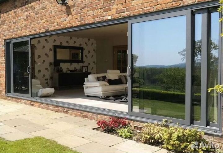 Окна панорамные окна алютех