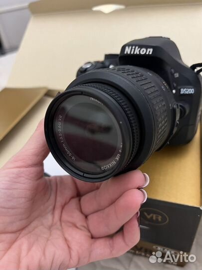 Фотоаппарат nikon d 5200 18-55 VR Kit бу