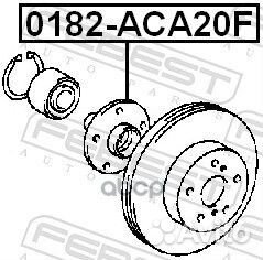 Ступица передняя 0182-ACA20F Febest