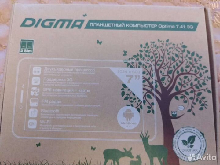 Планшет Digma Optima 3g. tt7041mg