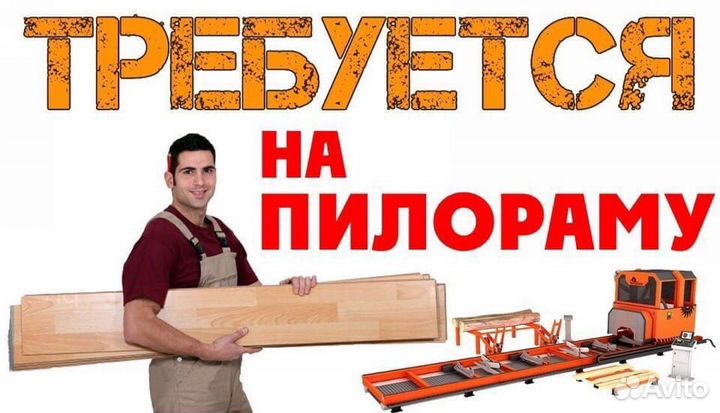 Разнорабочий на пилораму