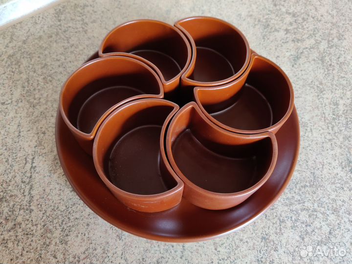 Керамическая менажница 7 предметов