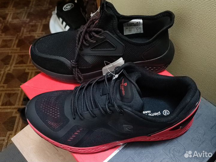 Кроссовки летние, с замшей, Pierre Cardin