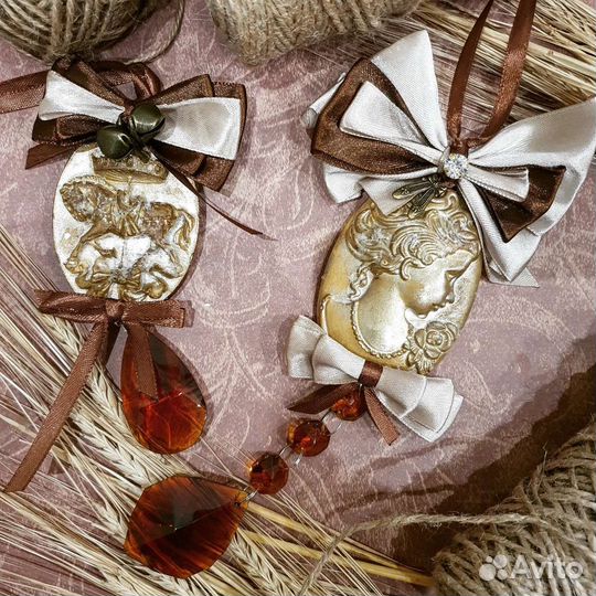 Ёлочные украшения ручной работы.На заказ